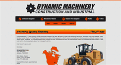 Desktop Screenshot of dynamicmachinery.net