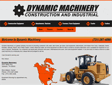 Tablet Screenshot of dynamicmachinery.net